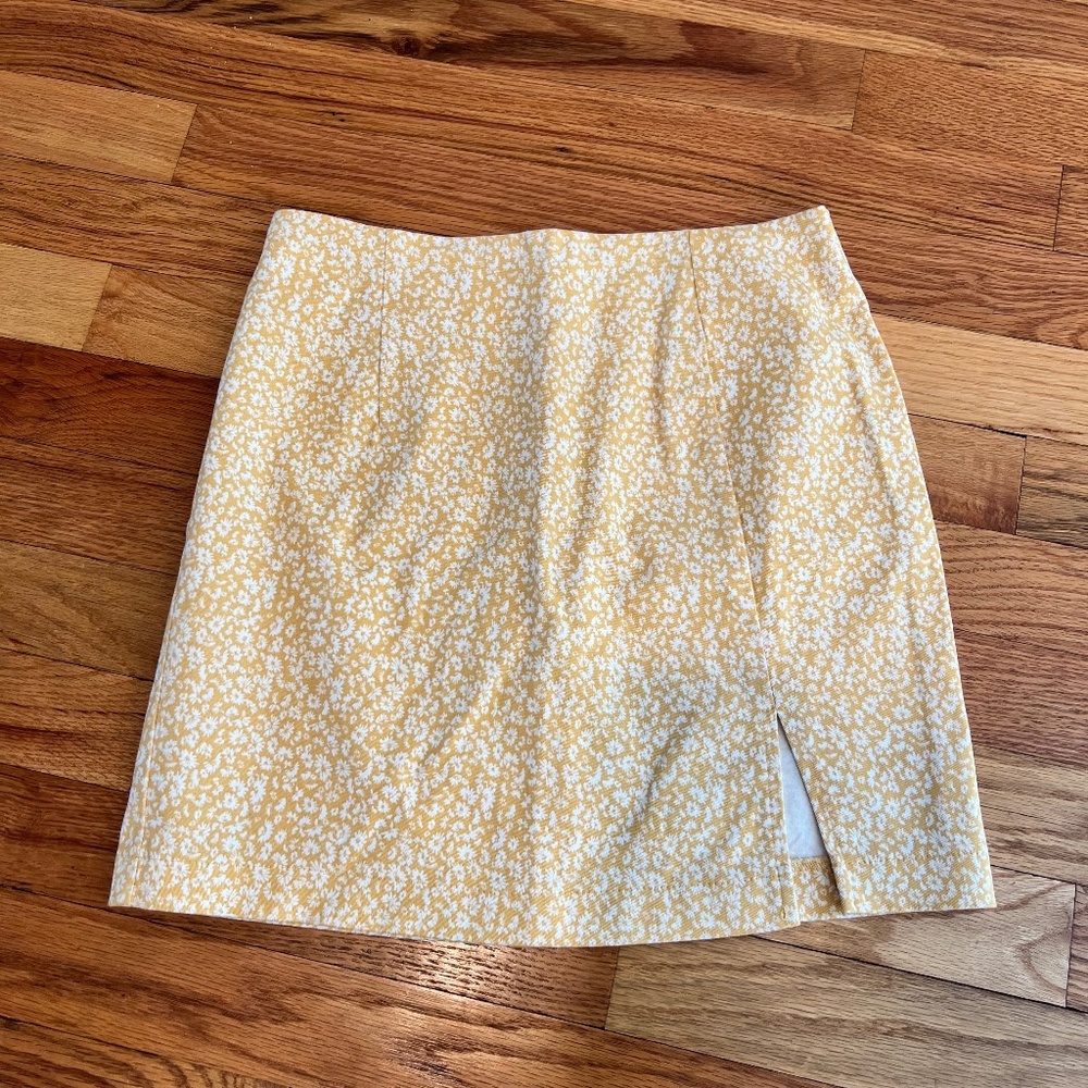 Wild Fable | Yellow Floral Skirt - Size 0